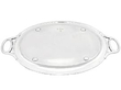 Decorative Sterling Silver Serving Tray with Handles reverse