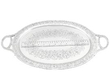 Decorative Sterling Silver Serving Tray with Handles size