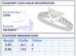 Heart Cut Diamond Engagement Ring Grading Report