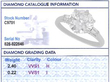 1930s Diamond Solitaire Engagement Ring Grading Report