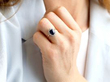 Oval Sapphire Ring