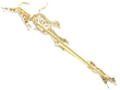 Victorian Diamond Fox Hunt Pin Brooch reverse