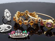 a selection of gemstone jewellery