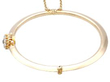 Antique Sapphire Cluster Gold Bangle side