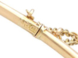 Antique Sapphire Cluster Gold Bangle hallmark