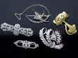 Victorian swallow brooch with other items of jewellery