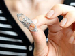 Holding a Art Deco Platinum Brooch