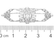 Size of Platinum Art Deco Brooch