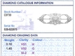 Diamond Brooch Art Deco Grading Card