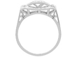 white gold diamond dress ring from the 1950s
