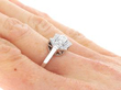 Wearing White Gold Diamond Dress Ring