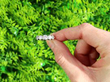 Bezel Set Five Stone Ring in Gold Outside