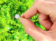 1.5 carat Diamond Solitaire Platinum Ring Outside
