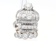 diamond rings stacked