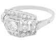 1950s Diamond Ring in Platinum