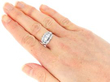 Diamond Dress Ring in Platinum wearing