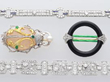 showcasing Scarab Beetle Brooch and other jewellery