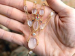 Antique Gold Moonstone Necklace in gold