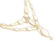 Antique Gold Moonstone Necklace in gold setting