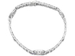 Antique Diamond and Sapphire Bracelet in Platinum closed