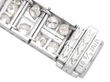 Antique Diamond and Sapphire Bracelet in Platinum hallmarks