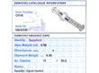 Antique Diamond and Sapphire Bracelet in Platinum grading card