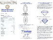 Diamond and Sapphire Bracelet in Platinum certificate