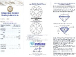 antique Platinum Diamond Bracelet certificate