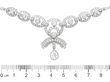 Edwardian Diamond Necklace in Platinum with Ruler