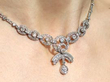 Wearing Edwardian Necklace