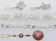 a selection of gemstone jewellery