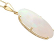 Cabochon Opal Pendant in Gold