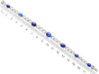 Antique Cabochon Sapphire and Diamond Bracelet size