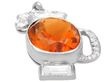 Citrine and Diamond Charm