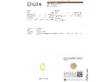 3.9 Carat Oval Yellow Sapphire Engagement Ring certificate