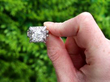 platinum art deco ring outside