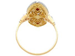 Marquise Edwardian Ruby Diamond and Pearl Ring back