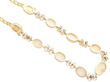 Victorian Opal Diamond yellow gold necklace reverse