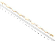 Victorian Opal Diamond yellow gold bracelet size