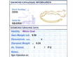 Victorian Opal Diamond yellow gold necklace bracelet set grading card