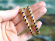 Victorian Pearl and Enamel Bangle back