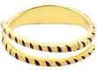 Pearl and Enamel Bangle back