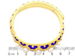 Victorian Pearl and Enamel Bangle size