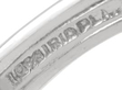 platinum hallmark on Pear Cut Diamond Ballerina Ring