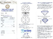 Sheath Swirl Diamond Brooch certificate