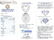 Heart Diamond Pin Brooch certificate