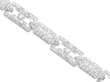 Old European Cut Art Deco Bracelet in Platinum setting