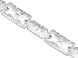 Old European Cut Art Deco Bracelet in Platinum reverse
