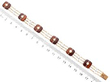 size of rare Antique Agate Bracelet