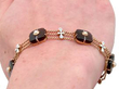 wearing a rare Antique Agate Bracelet